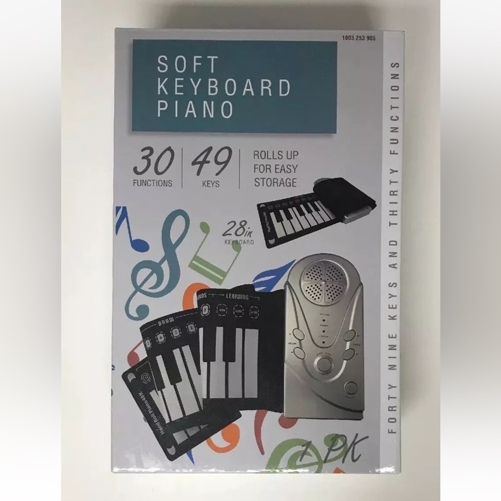 Soft Keyboard Piano Model Rolls Up 28” Keyboard